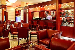 Lobby Bar at Arbat Hotel in Moscow, Russia