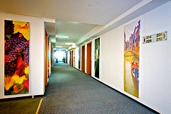 Art Hotel Corridor in Moscow, Russia