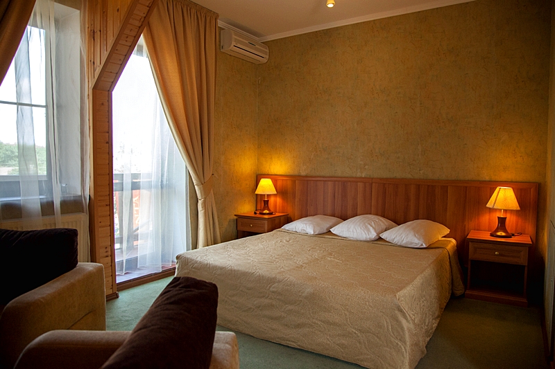 Green Junior Suite at  Atlanta Hotel in Moscow, Russia