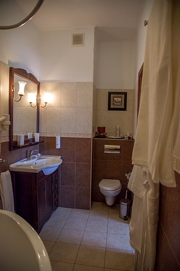 Bath Room in Loft Suite at  Atlanta Hotel in Moscow, Russia