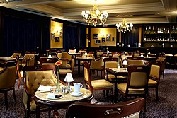 Kranzler Cafe at Baltschug Kempinski Hotel in Moscow, Russia