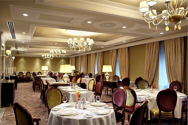 Baltschug Grill Restaurantat Baltschug Kempinski Hotel in Moscow, Russia