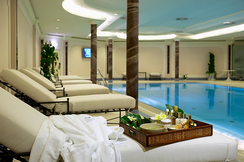 Pool at Health Club at Baltschug Kempinski Hotel in Moscow, Russia