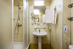Bathroom at Standard Double Room at Best Western Vega Hotel in Moscow, Russia