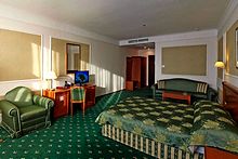 Standard Double Room at Borodino Hotel in Moscow, Russia