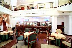 Barklay Lobby Bar at Borodino Hotel in Moscow, Russia