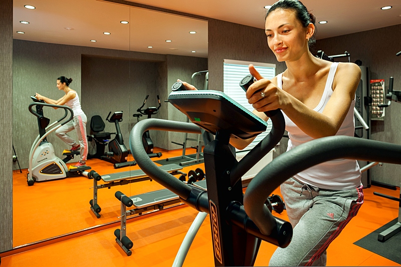 Gym at Brighton Hotel in Moscow, Russia