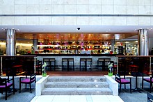 Bar 24 at Crowne Plaza Moscow World Trade Centre Hotel in Moscow, Russia