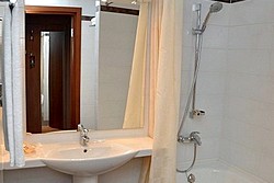 Bath room in Standard Double Room at D' Hotel in Moscow, Russia