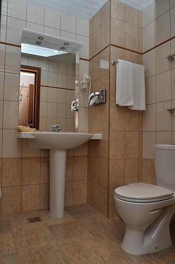 Bath Room in Junior Suites at D' Hotel in Moscow, Russia