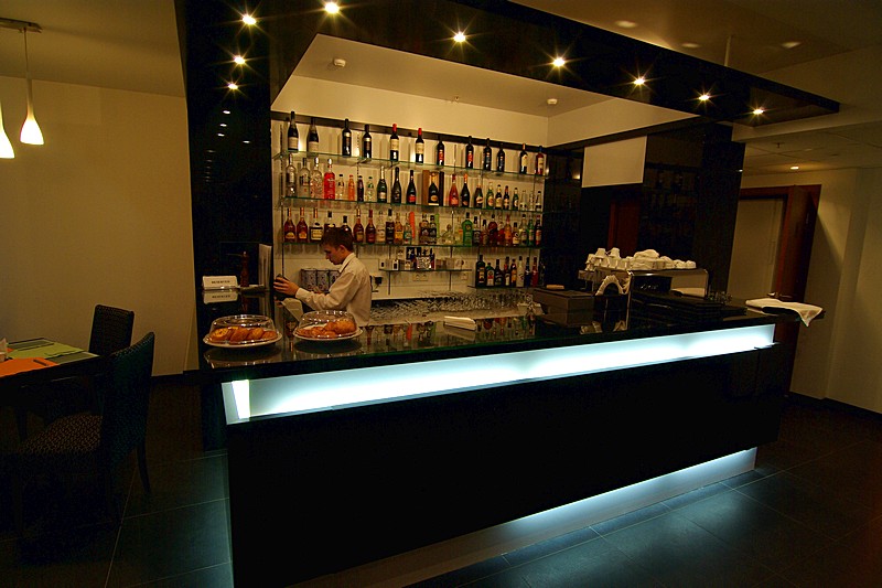 Bar at D' Hotel in Moscow, Russia