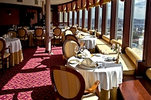 Panorama Restaurant at Golden Ring Hotel in Moscow, Russia