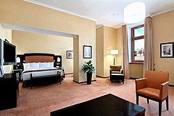 Hilton Corner Suite at Hilton Moscow Leningradskaya in Moscow, Russia