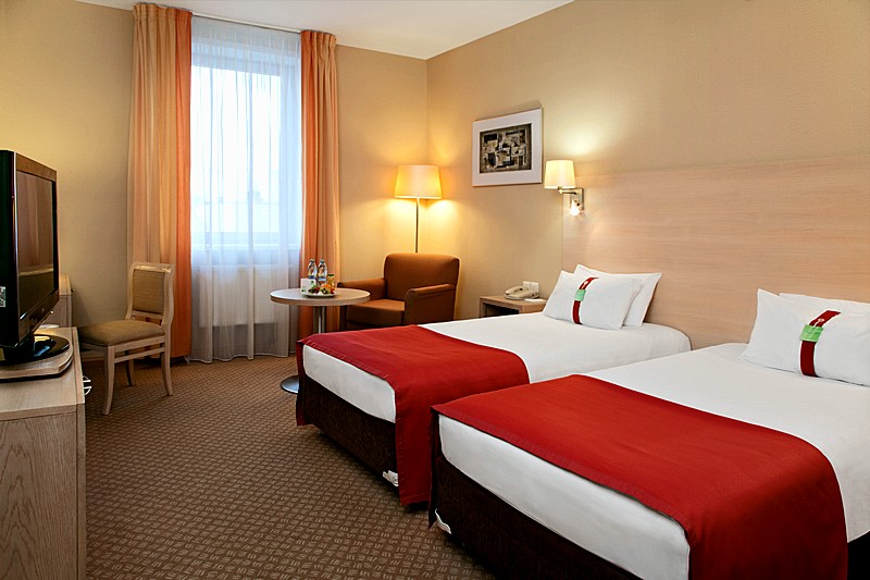 Standard Twin Room at Holiday Inn Lesnaya Hotel in Moscow, Russia