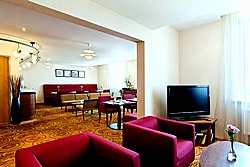 Executive Lounge at Holiday Inn Lesnaya Hotel in Moscow, Russia