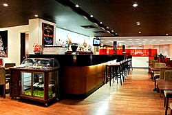 R&W Bar at Holiday Inn Lesnaya Hotel in Moscow, Russia