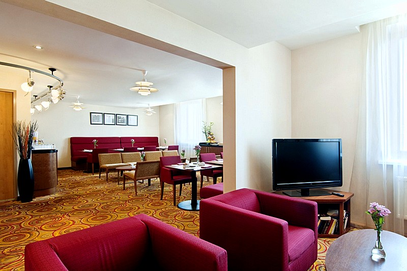 Executive Lounge at Holiday Inn Lesnaya Hotel in Moscow, Russia