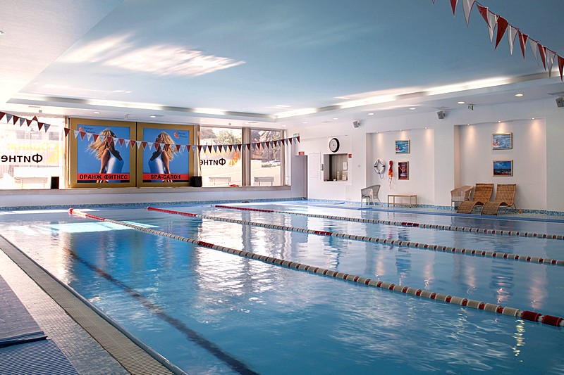 Orange Fitness Pool at Holiday Inn Moscow Sokolniki Hotel in Moscow, Russia