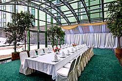 Winter Garden Hall at Holiday Inn Moscow Vinogradovo Hotel in Moscow, Russia