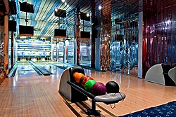 Bowling at Holiday Inn Moscow Vinogradovo Hotel in Moscow, Russia