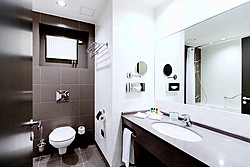 Bathroom at Suite at Holiday Inn Simonovsky Hotel in Moscow, Russia