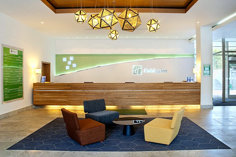 Reception at Holiday Inn Simonovsky Hotel in Moscow, Russia