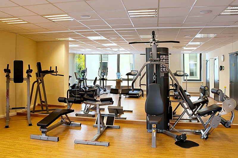 Gym at Holiday Inn Simonovsky Hotel in Moscow, Russia