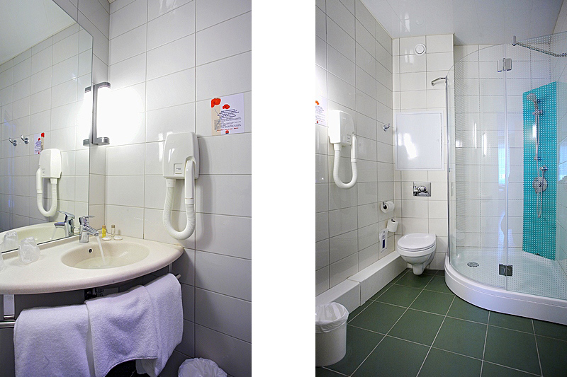 Standard Twin Room Bathroom at Ibis Moscow Paveletskaya Hotel in Moscow, Russia