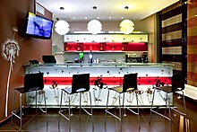 Lobby Bar at Ibis Moscow Paveletskaya Hotel in Moscow, Russia