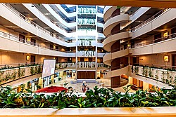 Atrium at Iris Congress Hotel in Moscow