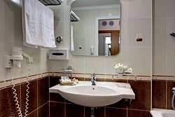 Bathroom at Business Double Room at Izmailovo Alfa Hotel in Moscow, Russia