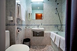 Bathroom at Business Room at Izmailovo Beta Hotel in Moscow, Russia