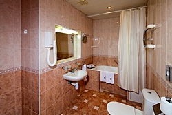 Bathroom at Studio Suite at Izmailovo Beta Hotel in Moscow, Russia