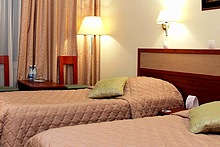 First Class Twin Room (Superior Twin Room) at Izmailovo Delta Hotel in Moscow, Russia