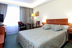 First Class Double Room (Superior Double Room) at Izmailovo Delta Hotel in Moscow, Russia