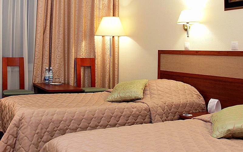 First Class Twin Room (Superior Twin Room) at Izmailovo Delta Hotel in Moscow, Russia