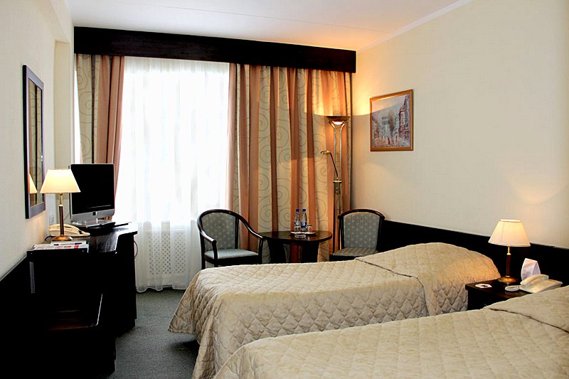 Standard Twin Room at Izmailovo Delta Hotel in Moscow, Russia