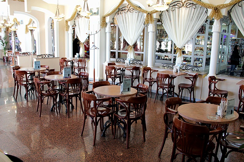Vienna Cafe at Izmailovo Delta Hotel in Moscow, Russia