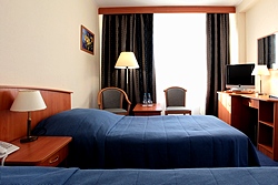 Standard Twin Room at Izmailovo Gamma Hotel in Moscow, Russia