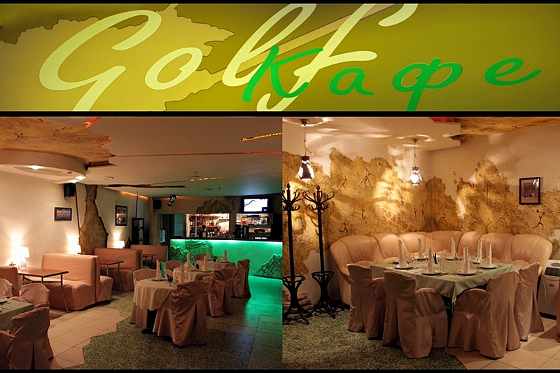 Golf Cafe at Izmailovo Gamma Hotel in Moscow, Russia