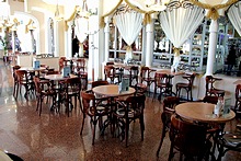 Vienna Cafe at Izmailovo Gamma Hotel in Moscow, Russia