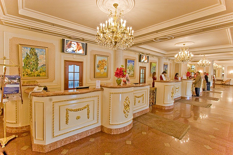 Reception at Korston Hotel in Moscow, Russia