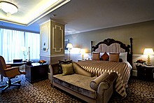 Charlotte Suite Bedroom at Lotte Hotel in Moscow, Russia