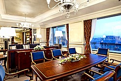 Presidential Suite Living Room at Lotte Hotel in Moscow, Russia