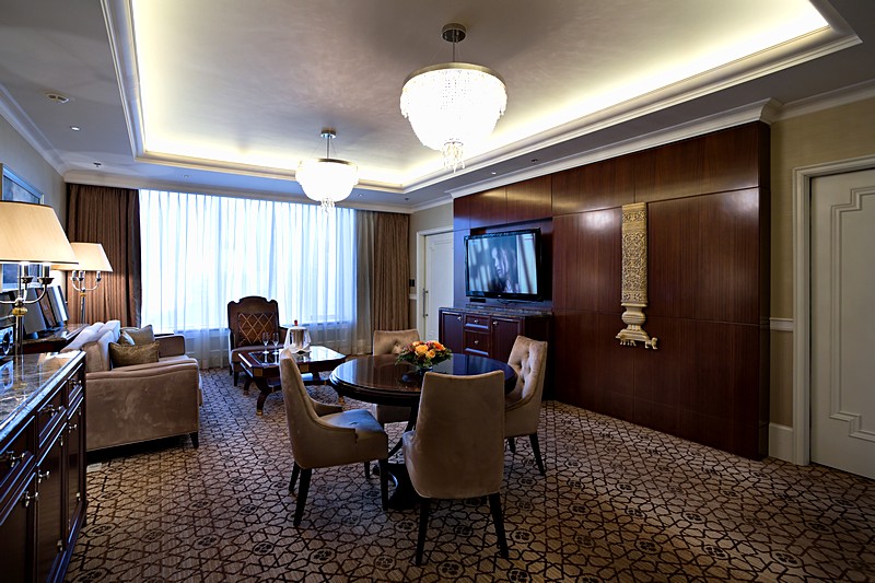 Charlotte Suite Living Room at Lotte Hotel in Moscow, Russia