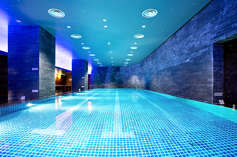 Pool at Lotte Hotel in Moscow, Russia