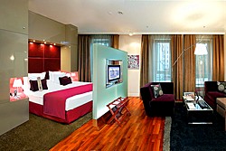 Junior Suite Deluxe at the Mamaison Pokrovka All-Suites Hotel in Moscow