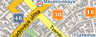 Map of Moscow Hotels