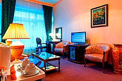 Jane Suite at Marco Polo Presnja Hotel in Moscow, Russia