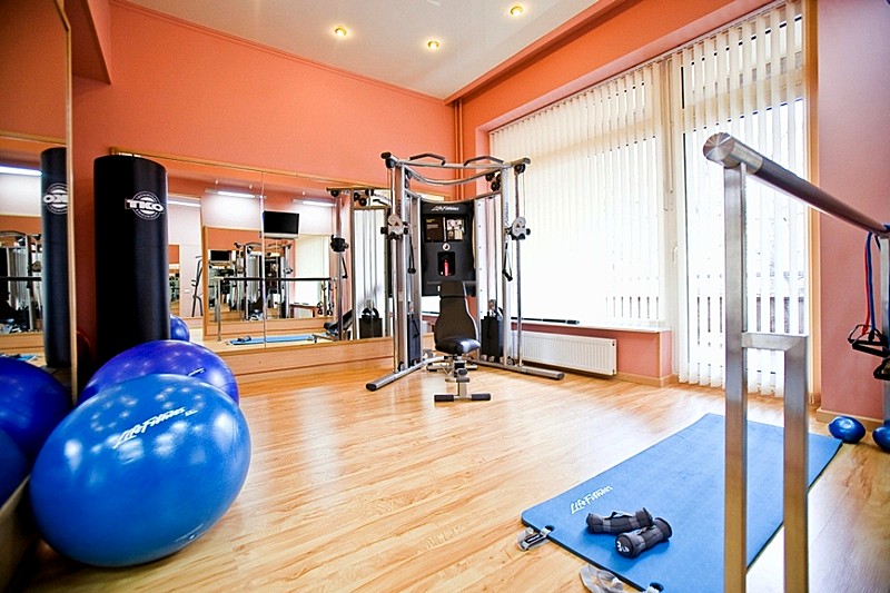 Gym at Marco Polo Presnja Hotel in Moscow, Russia